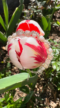 Pearl & Chain bracelet-Jaekim-APOC STORE