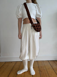 PLAID BAG CROSSBODY #8 - Charcoal / Mid Brown-Carboot-APOC STORE