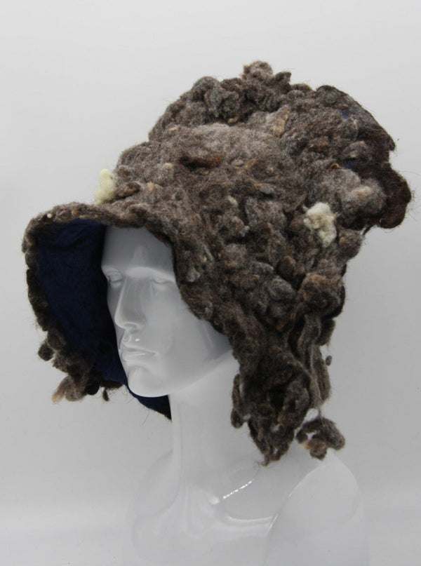 sheep's wool beehive (brown)-HURTENCE-APOC STORE