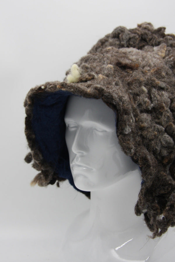 sheep's wool beehive (brown)-HURTENCE-APOC STORE