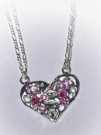 Cherished Necklaces in Pink and Red Gemstones-MGN-APOC STORE