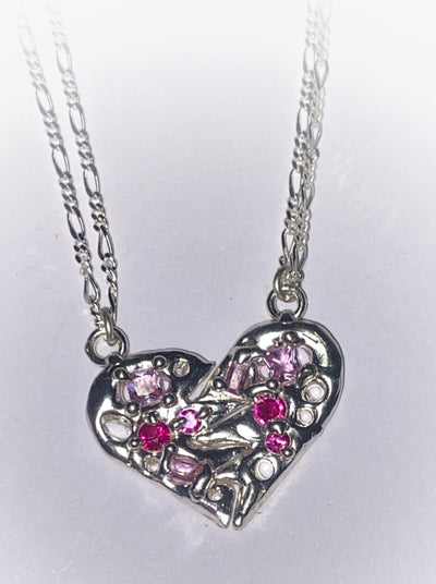 Cherished Necklaces in Pink and Red Gemstones-MGN-APOC STORE