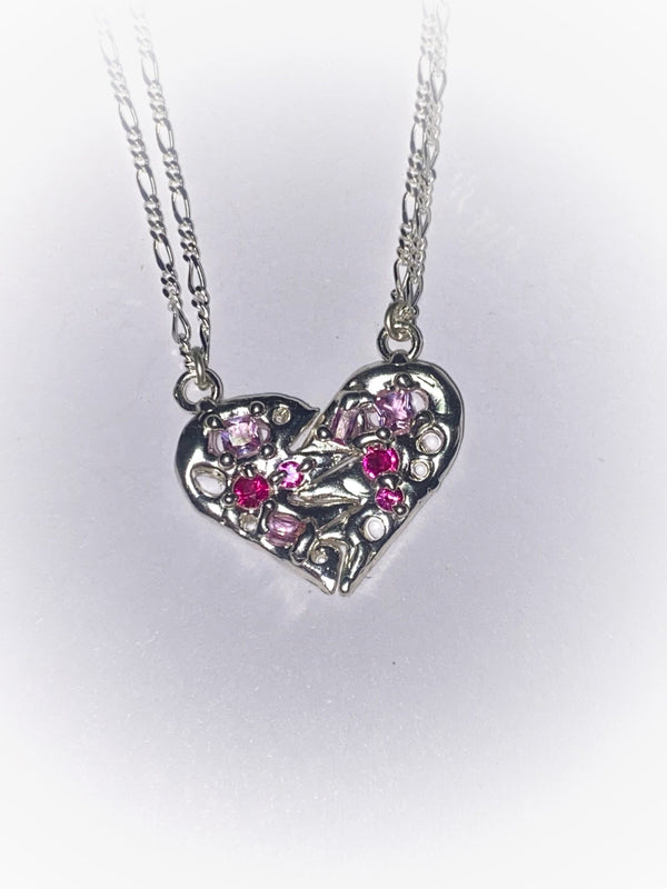 Cherished Necklaces in Pink and Red Gemstones-MGN-APOC STORE