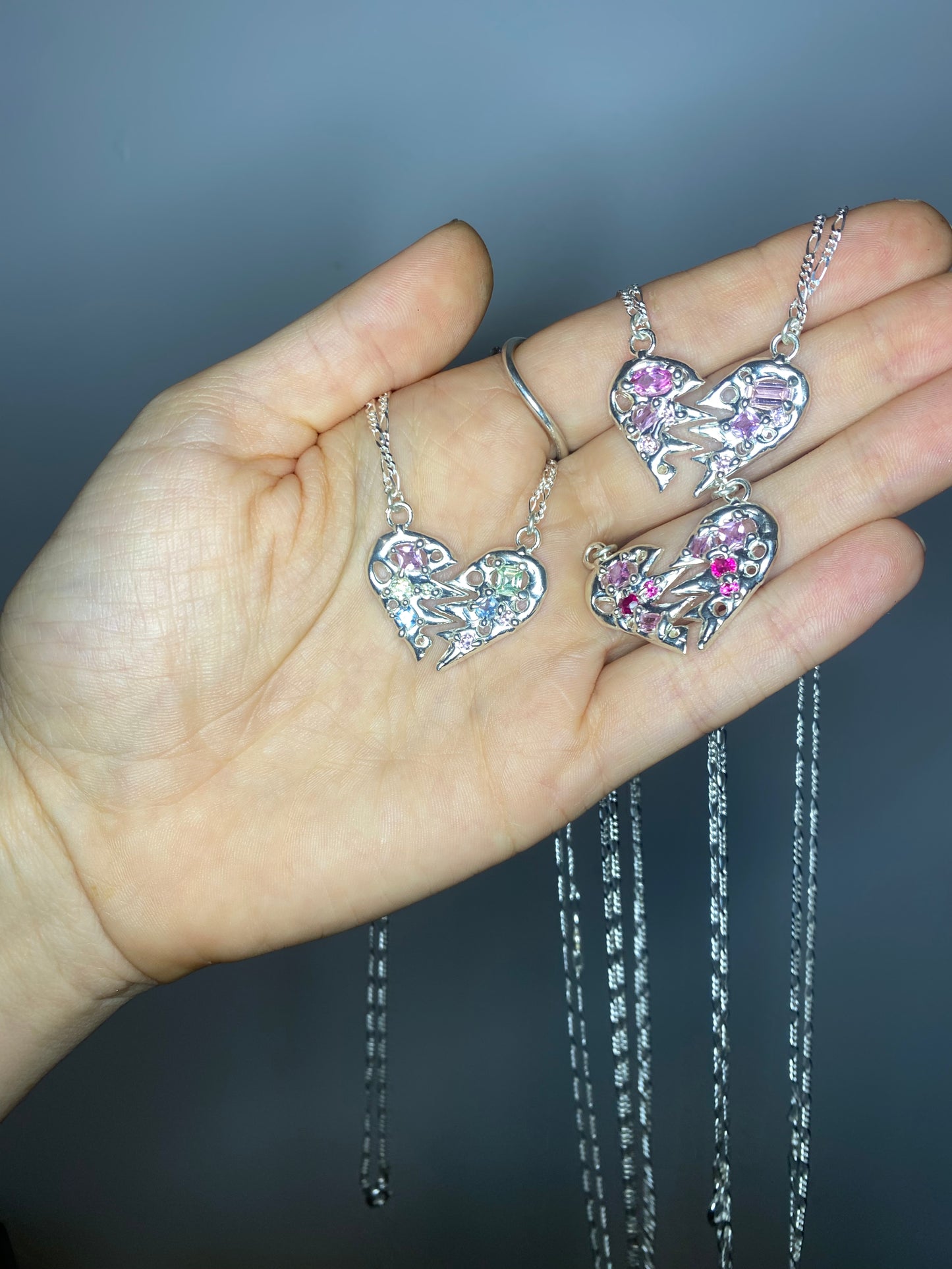 Cherished Necklaces in Pink Gemstones-MGN-APOC STORE