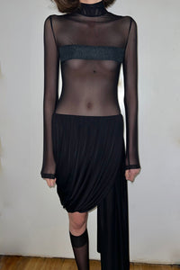 Biflex Draped Skirt-Nastyamasha-APOC STORE
