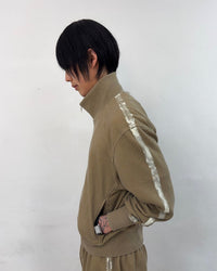 Painted Track Zip-up (Beige)-EGNARTS-APOC STORE