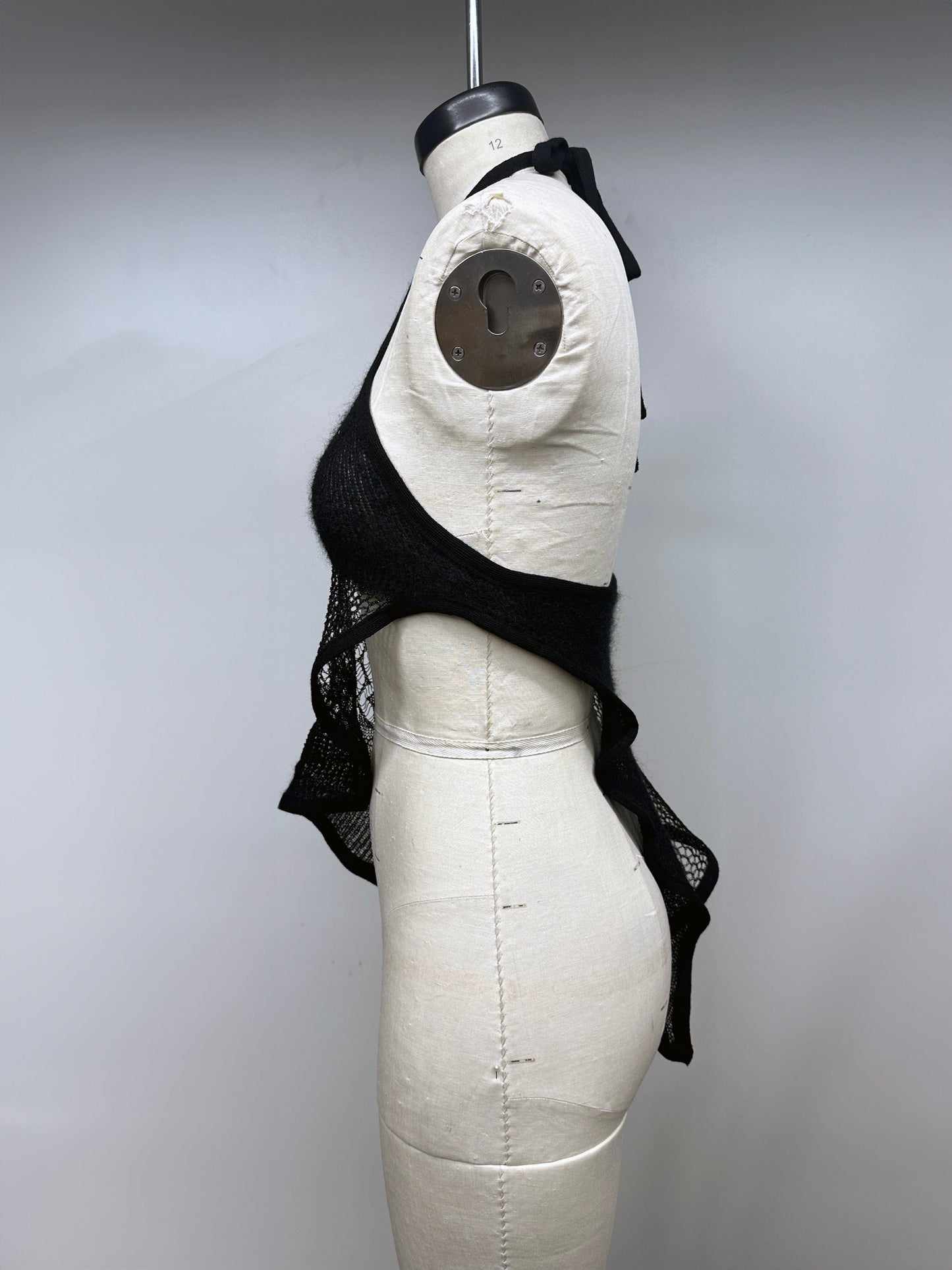 Upcycled Asymmetrical Knit Tank Top-Raquel de Carvalho-APOC STORE