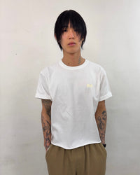 Cut off T-shirts (White)-EGNARTS-APOC STORE