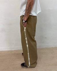 Painted Track Pants (Beige)-EGNARTS-APOC STORE