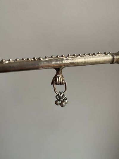 Brass Cigarette's holder with silver elements-Mia Gosset-APOC STORE