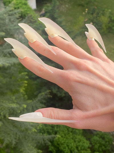 TD Claws Milk Nail Set-Texto Dallas-APOC STORE