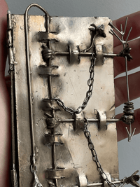 Brass Notebook with Chain-Mia Gosset-APOC STORE