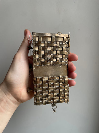 Brass Notebook with Chain-Mia Gosset-APOC STORE