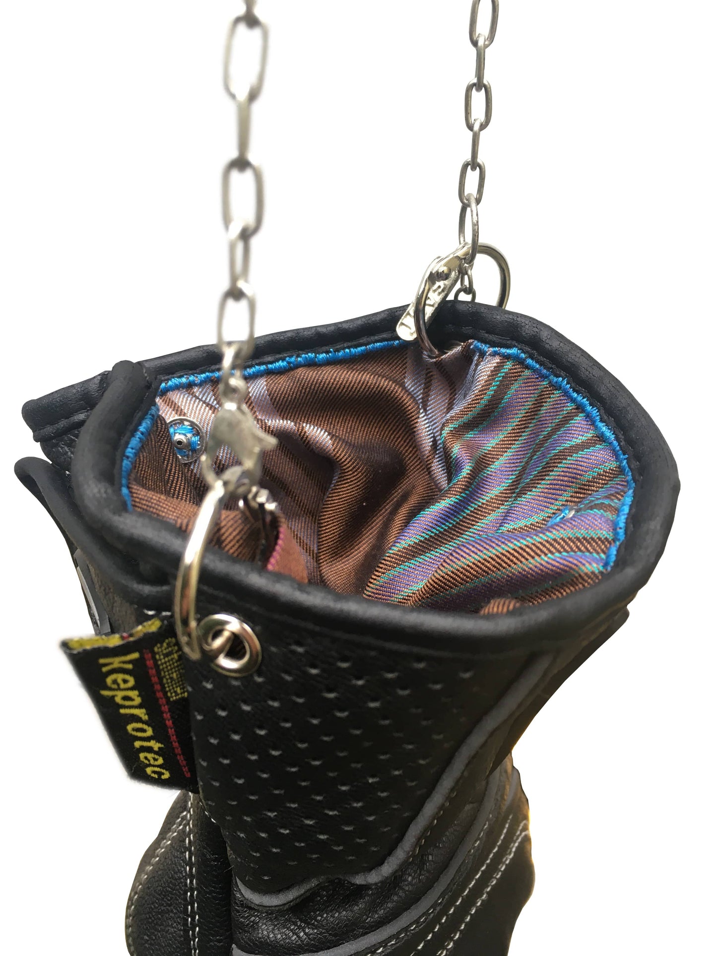 Biker glove twisted chain handle hand bag-phlegm-APOC STORE