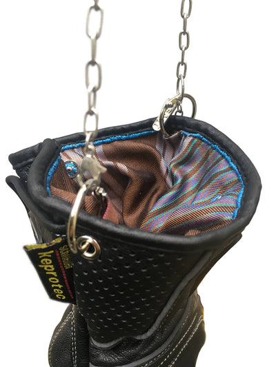 Biker glove twisted chain handle hand bag-phlegm-APOC STORE