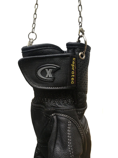 Biker glove twisted chain handle hand bag-phlegm-APOC STORE