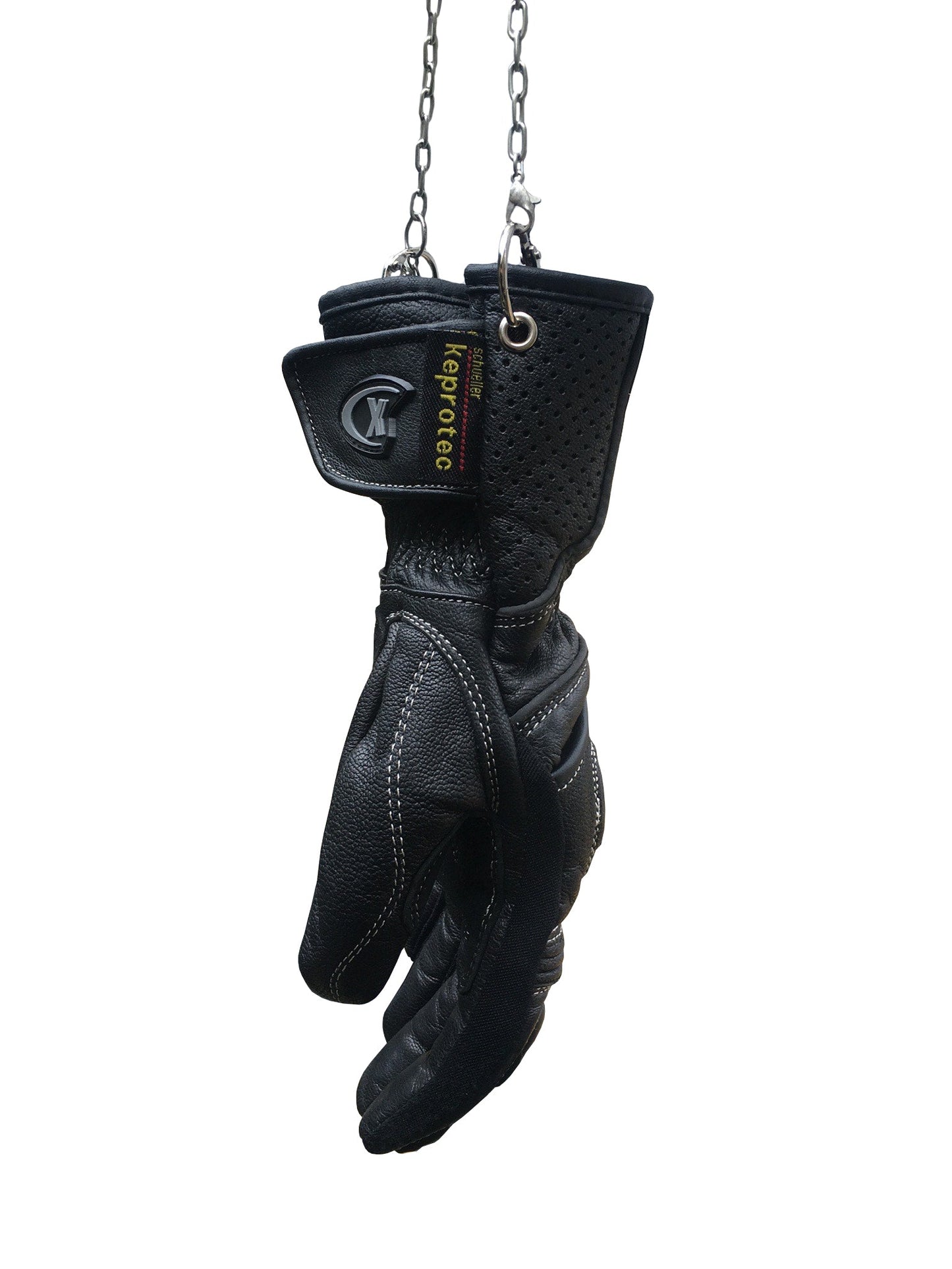 Biker glove twisted chain handle hand bag-phlegm-APOC STORE