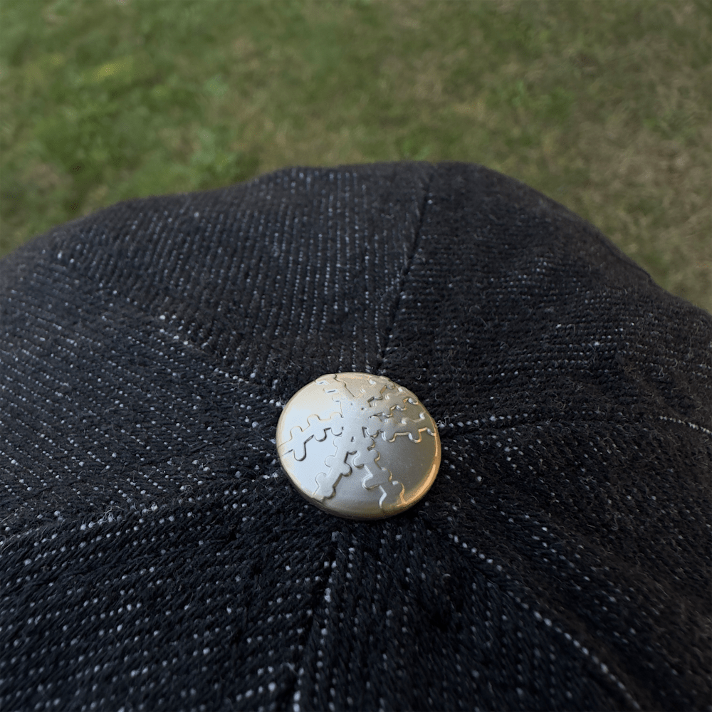 Denim Nerve Hat-Squiggles-APOC STORE