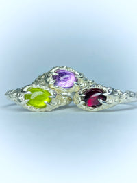 Saturn Ring in Rhodolite Garnet-MGN-APOC STORE