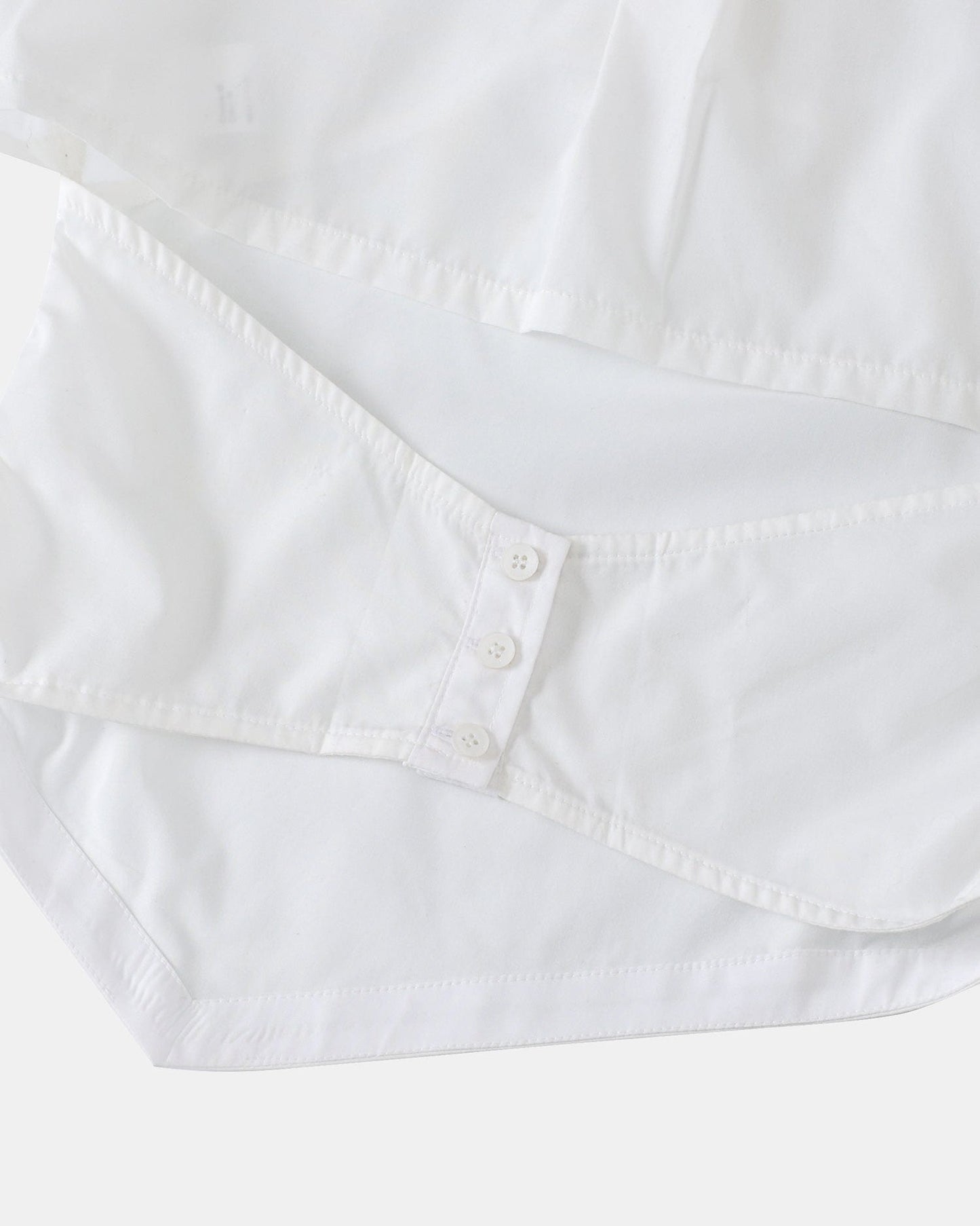 Longsleeve Necktie shirt - White-Julye Han-APOC STORE