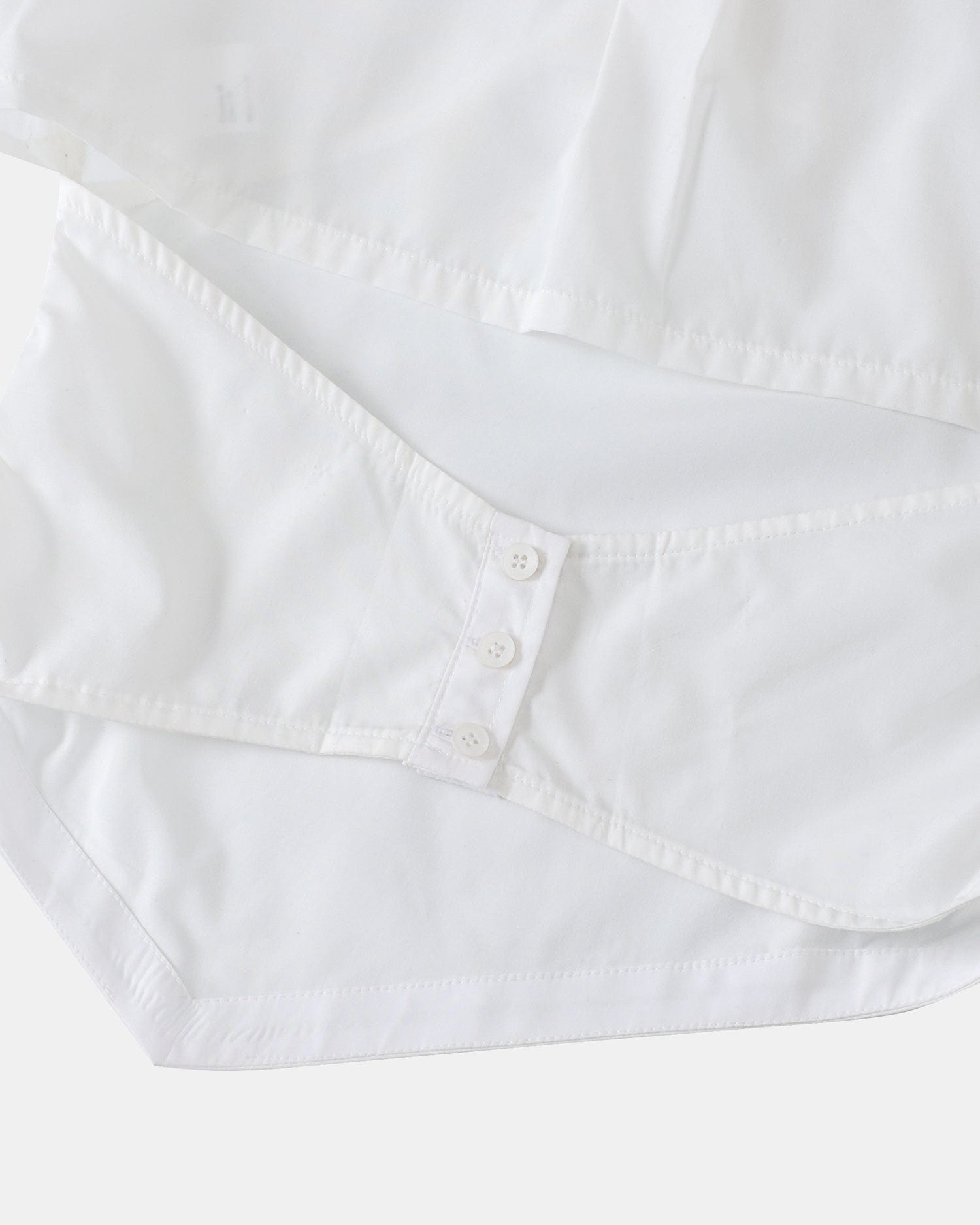 Longsleeve Necktie shirt - White-Julye Han-APOC STORE