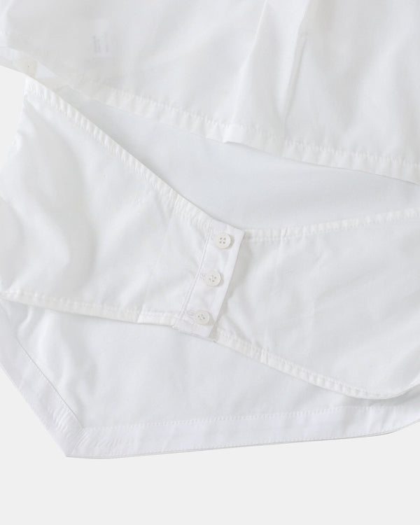 Longsleeve Necktie shirt - White-Julye Han-APOC STORE