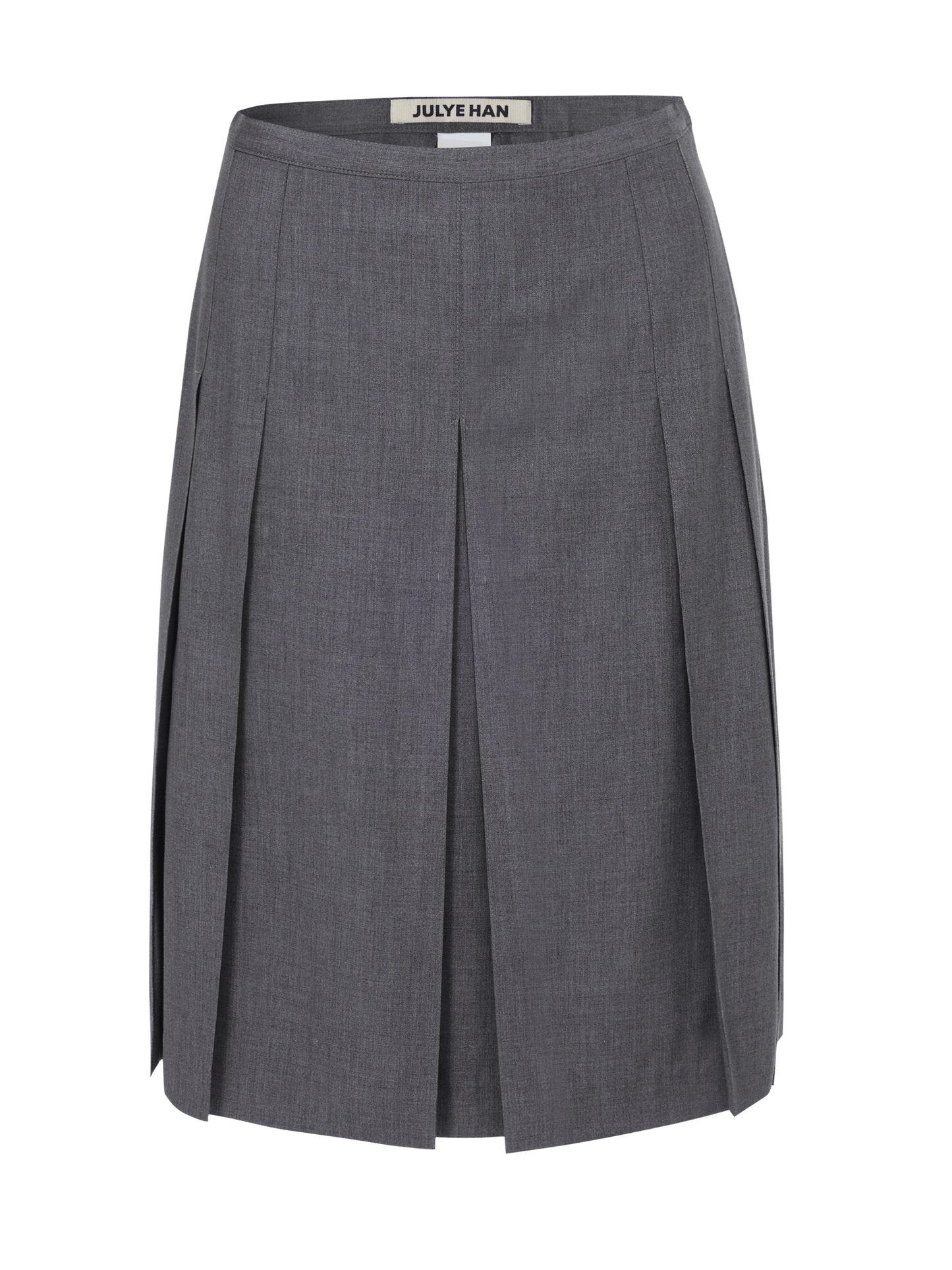 Box Pleats Skort - Gray-Julye Han-APOC STORE