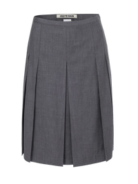 Box Pleats Skort - Gray-Julye Han-APOC STORE