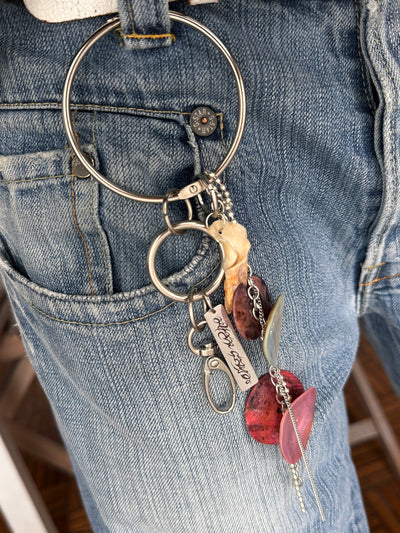 Big button keychain-Alisa Cayoo-APOC STORE