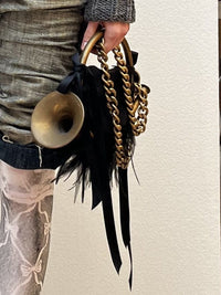 Angel of Music Little Black Purse-Polyhedron-APOC STORE