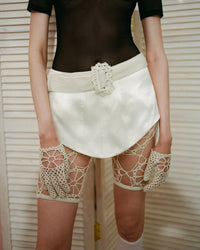 Crochet Floral Shorts-Nastyamasha-APOC STORE
