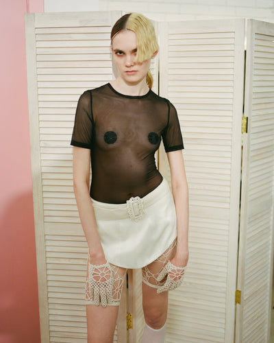 Crochet Belt with embroidery logo off-white-Nastyamasha-APOC STORE