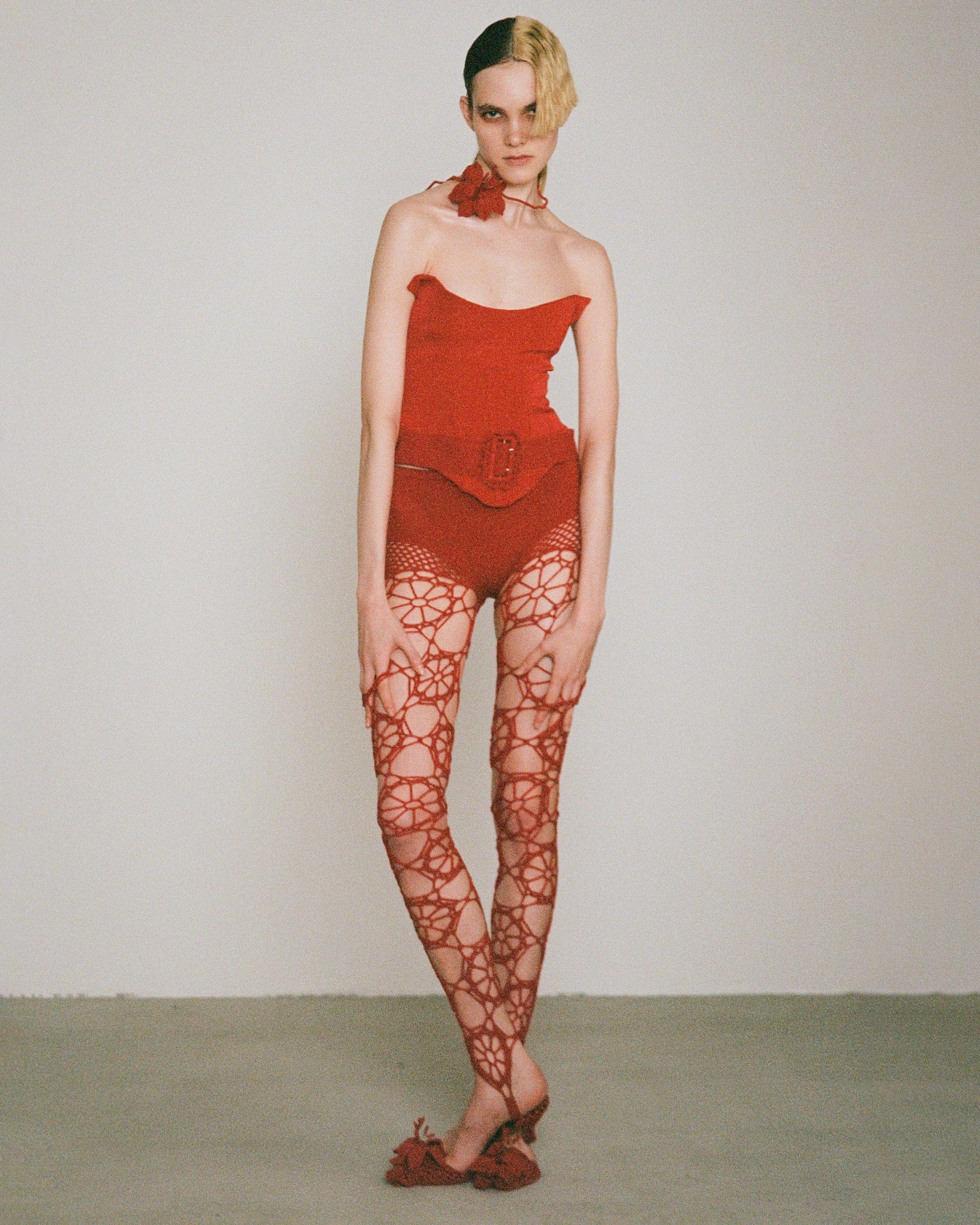 Floral Crochet Leggings-Nastyamasha-APOC STORE