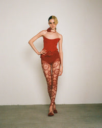 Floral Crochet Leggings-Nastyamasha-APOC STORE