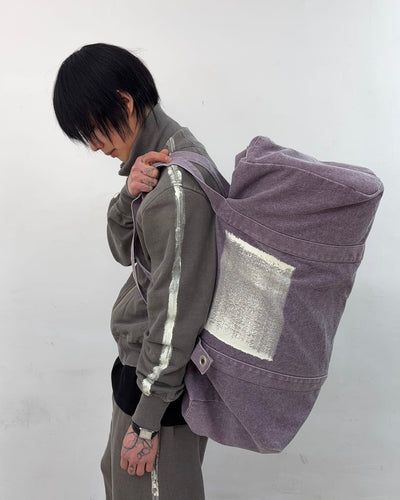 Painted Boston Bag (Purple)-EGNARTS-APOC STORE