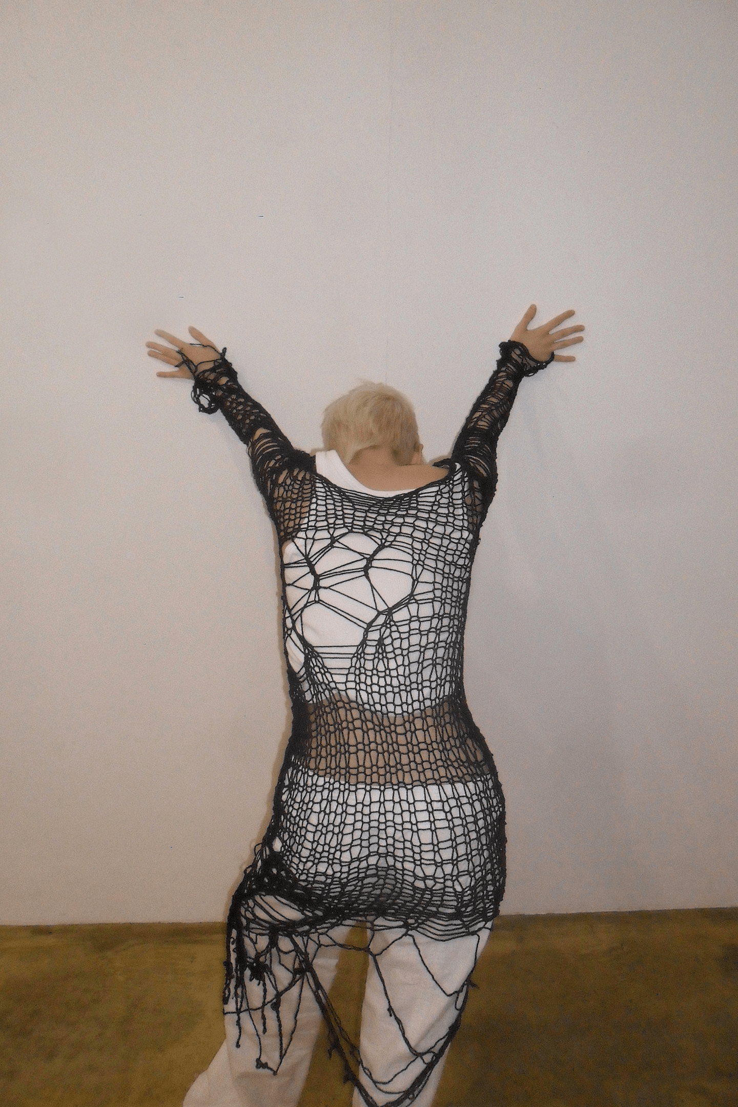 Holey Dress in Black-V4K-APOC STORE