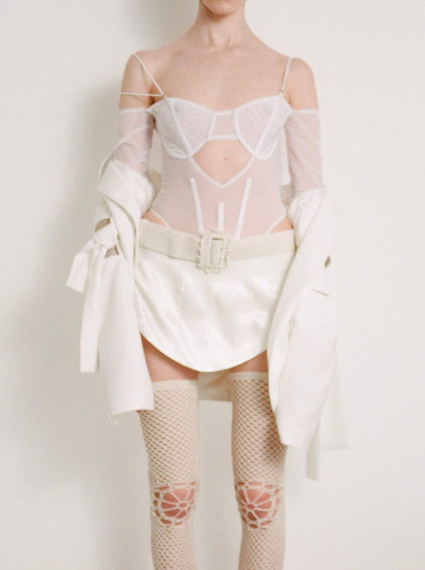 Mesh Bodysuit with boning details off-white-Nastyamasha-APOC STORE
