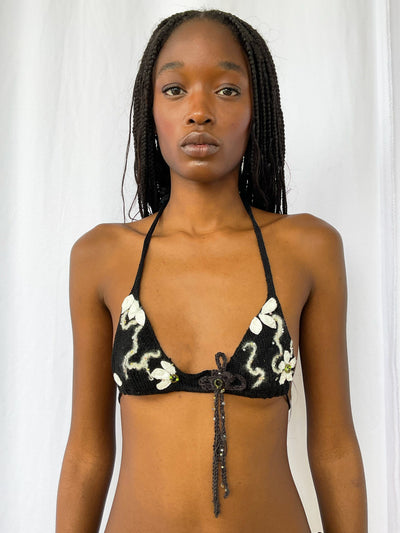 Good Luck Knot Black Bikini-GRACE GUI-APOC STORE