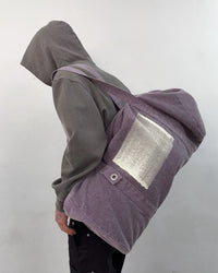 Painted Boston Bag (Purple)-EGNARTS-APOC STORE