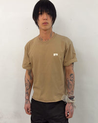 Cut off T-shirts (Beige)-EGNARTS-APOC STORE