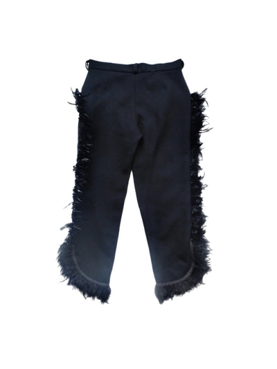 Raven feathers pants-Polyhedron-APOC STORE