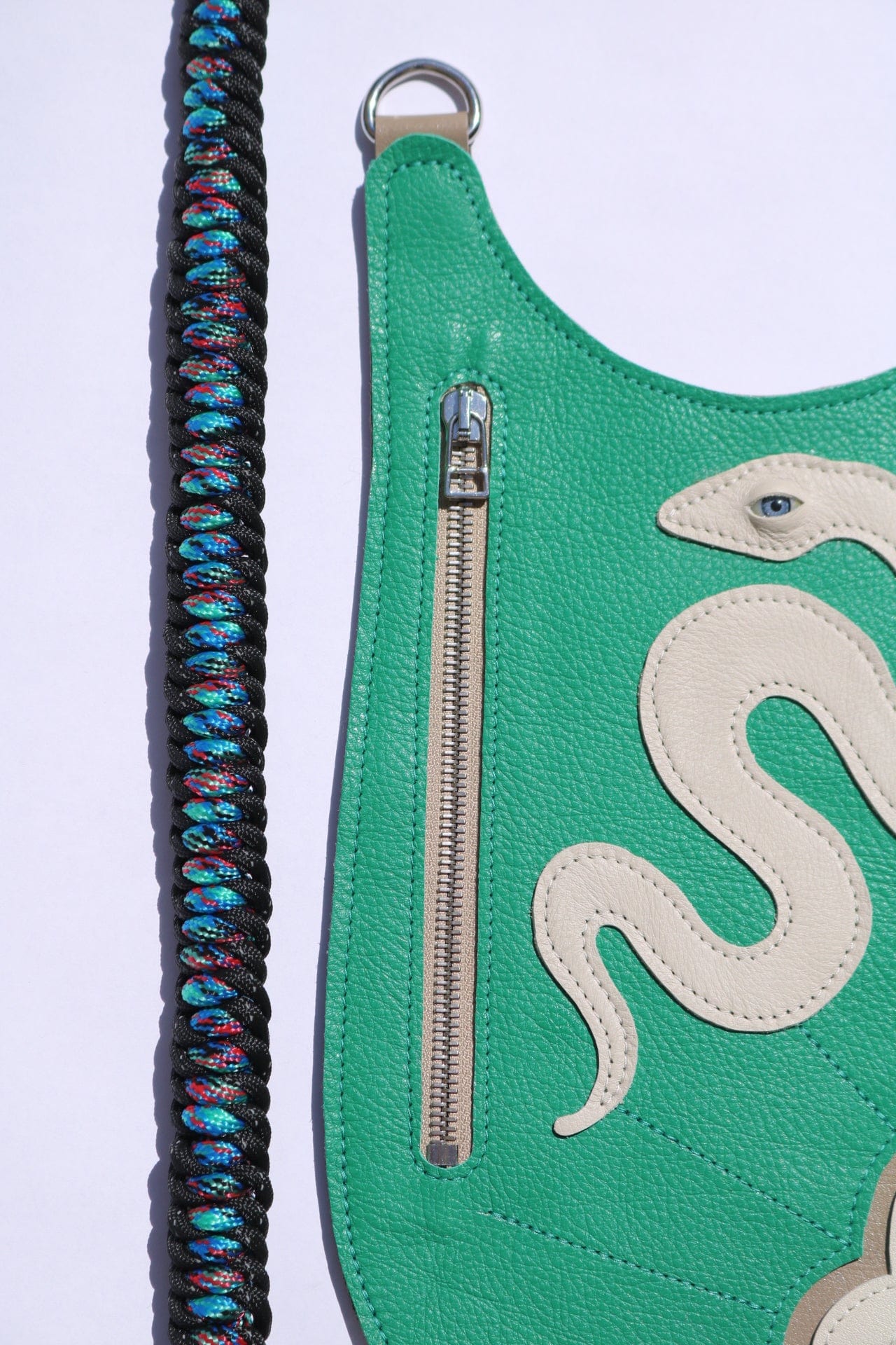 Snake bag teal-Av Grannan-APOC STORE