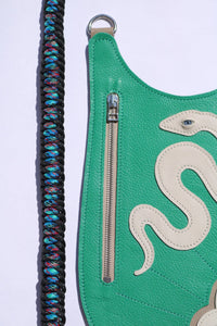Snake bag teal-Av Grannan-APOC STORE