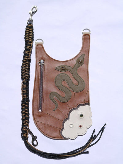 Snake bag brown-Av Grannan-APOC STORE