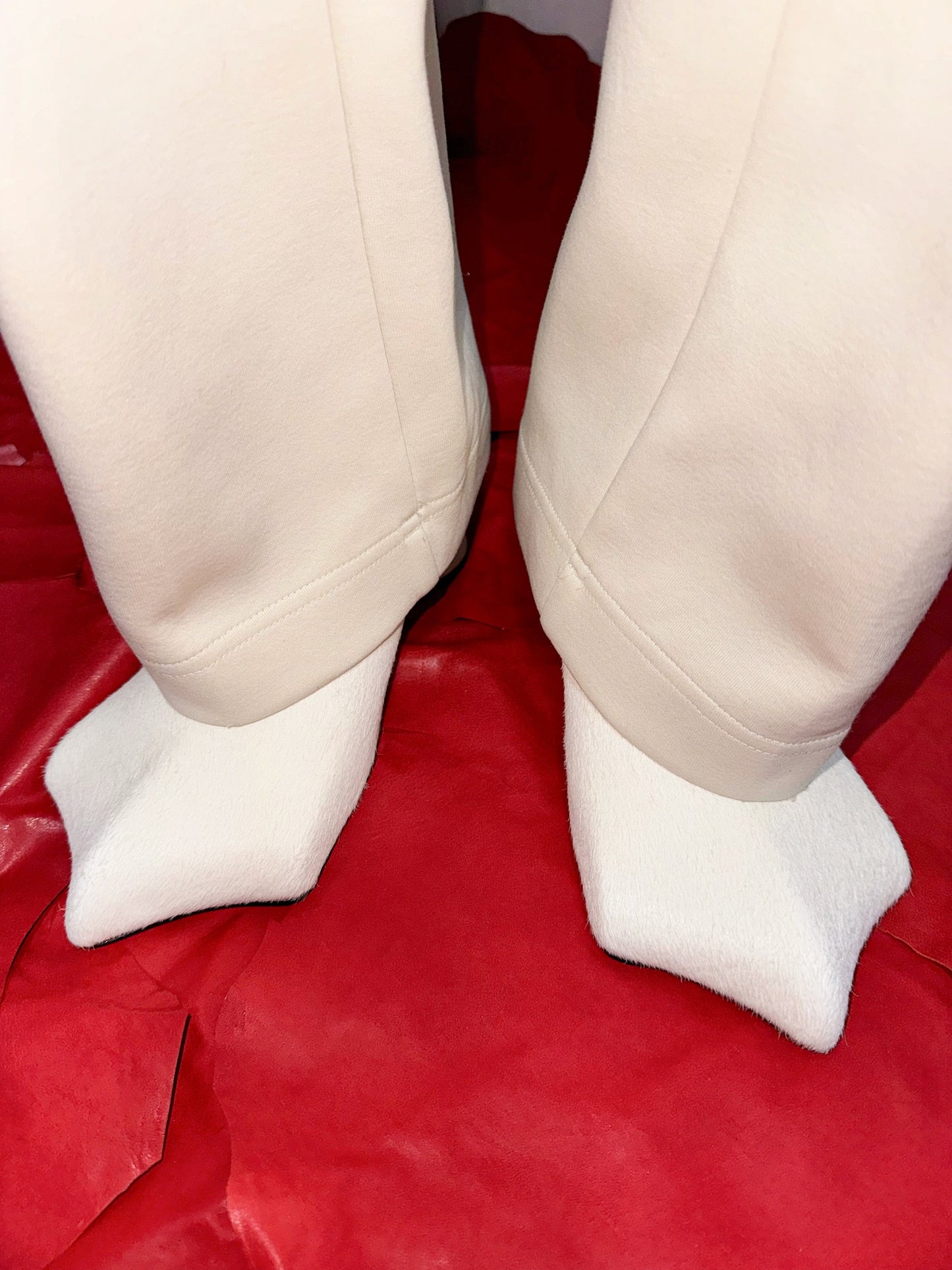 Drago Mules White Unshaved-BHIVE-APOC STORE