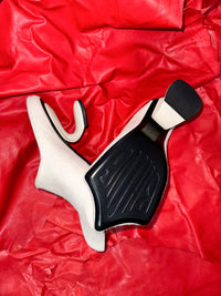 Drago Mules White Unshaved-BHIVE-APOC STORE