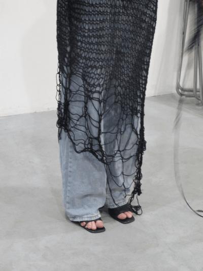 Holey Dress in Black-V4K-APOC STORE