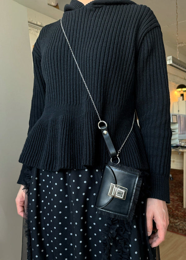 LACE METAL CHAIN WALLET BAG-SAENGIN STUDIOS-APOC STORE