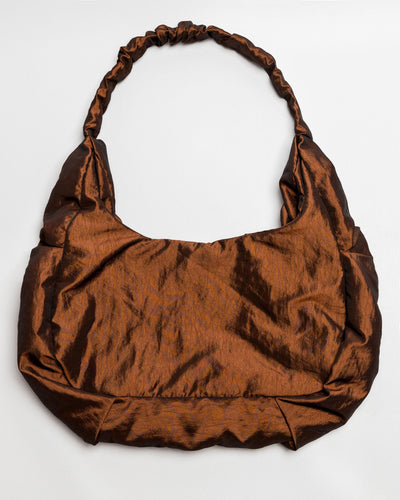 Brown Smocking Bag-Nensi Avetisian-APOC STORE