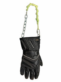 BIKER GLOVE NEON CHAIN HANDLE HAND BAG-phlegm-APOC STORE